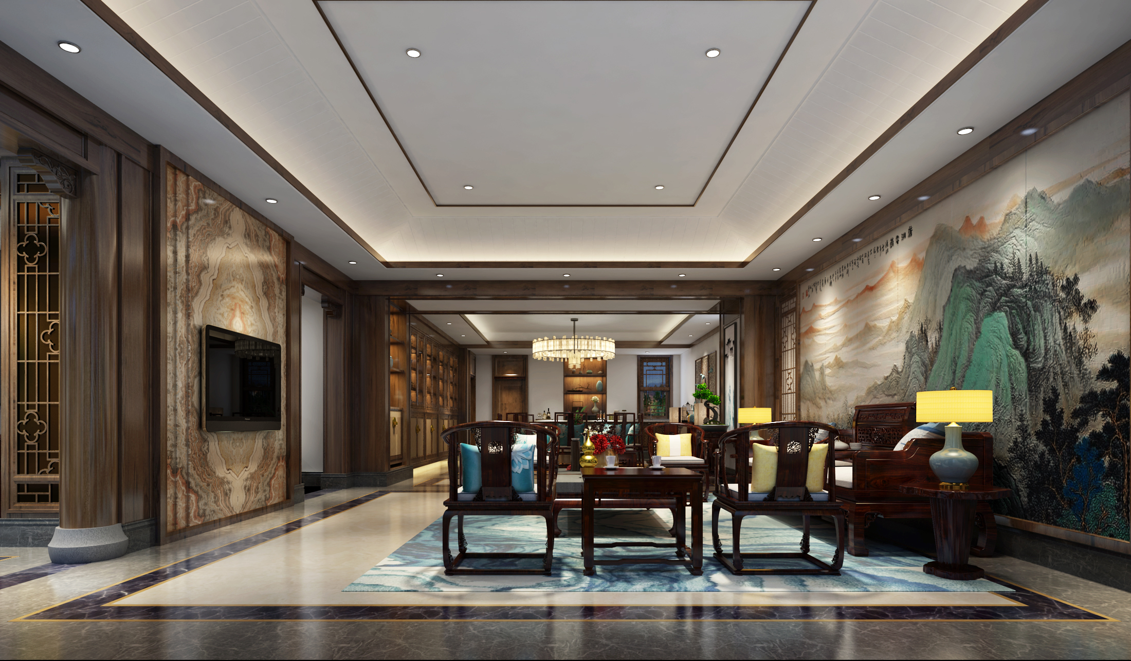 四合院客廳設計效果 秋季四合院裝修,一定要注意一些季節的影響。